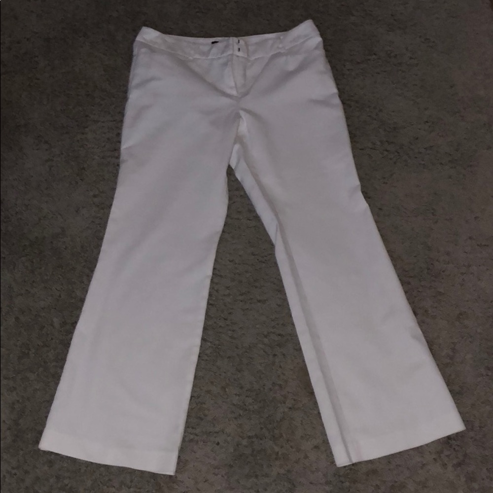 Women’s white slacks